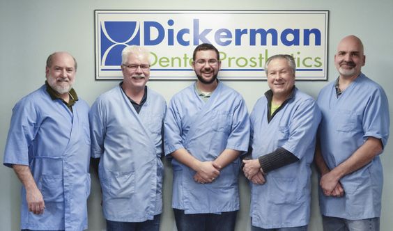 Team at Dickerman Dental Prosthetics